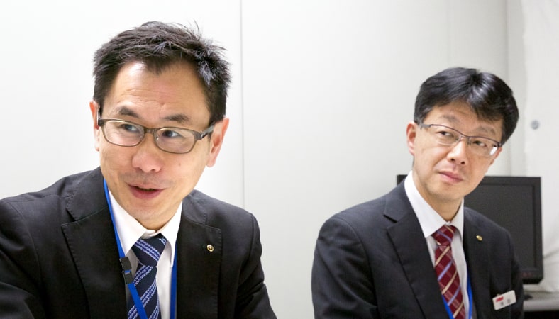左から　日本水産株式会社 伊藤栄規さん、池田聡さん