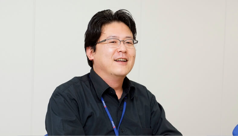 デルマール株式会社 商品開発部 開発営業課 課長 近藤智行さん。一児の父としての想いも込めて商品開発に取り組みました