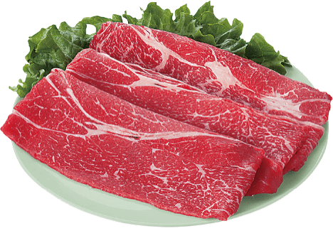 榛澤さん、上田さんが育てた牛肉